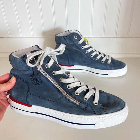 Paul Green Shoes - NWT Paul Green Gia Lace Up Zip Sneakers